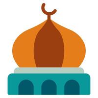 mezquita Hazme icono ramadán, para infografía, web, aplicación, etc vector