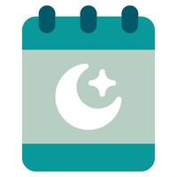 Fasting Calendar Icon Ramadan, for infographic, web, app, etc vector