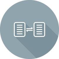 Document Sharing Vector Icon