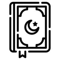 Quran Icon Ramadan, for infographic, web, app, etc vector