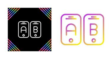 A B Testing Vector Icon