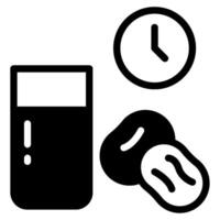 Iftar Icon Ramadan, for infographic, web, app, etc vector