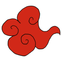 Hand drawn chinese element png