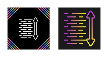 Line Spacing Vector Icon