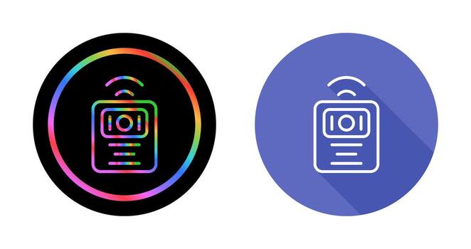 inalámbrico intercomunicador vector icono