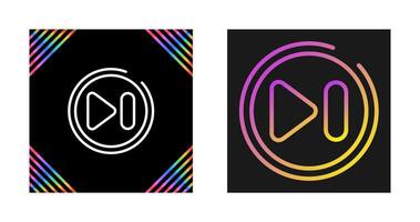 Next Track Button Vector Icon
