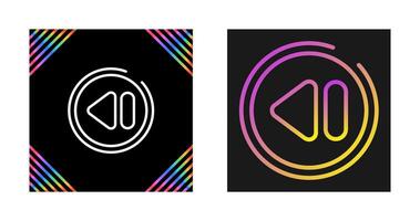 Rewind Button Vector Icon