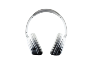 ai generado inalámbrico blanco auriculares png