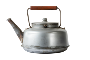 AI generated Old metal kettle PNG