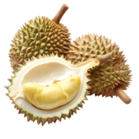 ai genererad kung av frukter, Durian png