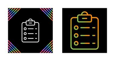 List Check Vector Icon