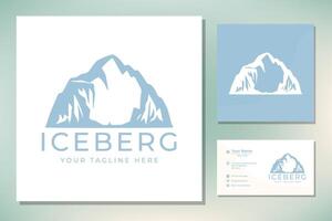 Floating Ice Mountain vector