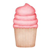 Cupcake , pink ,dessert png