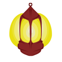 The red lantern design has a Ramadan and Islamic holiday theme. Perfect for posters, banners, stickers, wallpapers, backgrounds png