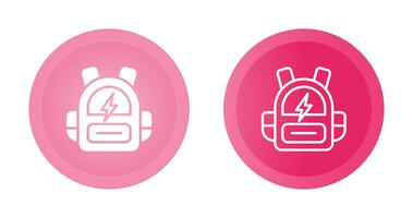 Smart Backpack Vector Icon