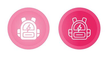 Smart Backpack Vector Icon