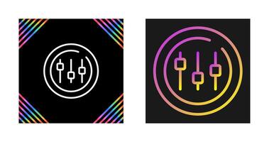 Music Equalizer Circle Vector Icon