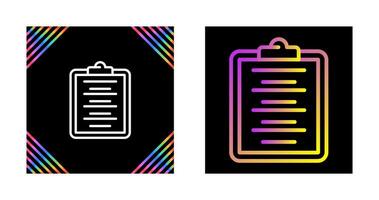 Writing Pad Vector Icon