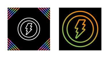 Lightning bolt Vector Icon