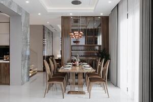 home and interior design creative ideas showcase modern dining area photo