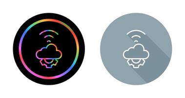 Cloud Automation Vector Icon