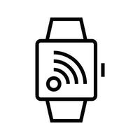 inteligente reloj tecnología dispositivo para tecnología dispositivo computadora electrónico Internet negocio comunicación inalámbrico innovación en línea vector