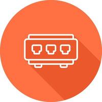 Network Switch Vector Icon