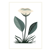 Porto Briefmarken mit Blumen. png