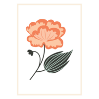 Porto Briefmarken mit Blumen. png