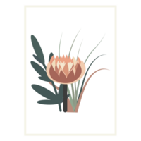 Postage stamps with flowers. png