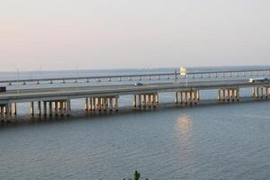 Interstate I-10 From Pensacola Florida Going To Milton Florida. photo