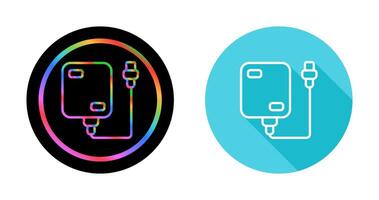 Portable Hard Drive Vector Icon