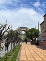 17 of April 2023 - Istanbul, Turkey - Hagia Sophia - one of the main attractions of Istanbul, Turkey photo