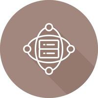 Cluster Server Vector Icon