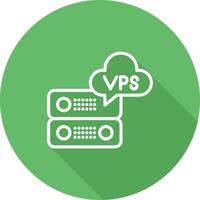 VPS Hosting Vector Icon