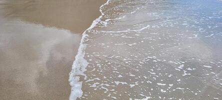 image of sea waves on the north coast of brazil in ubatuba itamambuca beach photo