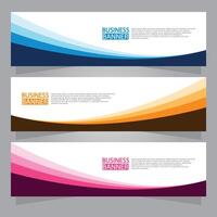 Vector abstract design web banner template. Web Design Elements - Header Design. Abstract geometric web banner template on grey background.