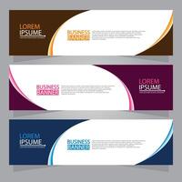 Vector abstract design web banner template. Web Design Elements - Header Design. Abstract geometric web banner template on grey background.