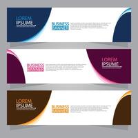 Vector abstract design web banner template. Web Design Elements - Header Design. Abstract geometric web banner template on grey background.