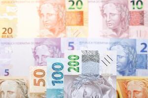 Brazilian money a business background photo