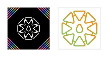 Color Wheel Vector Icon