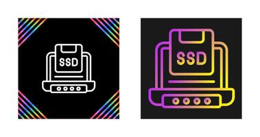 Solid State Drive Vector Icon