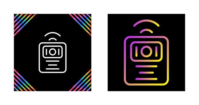 inalámbrico intercomunicador vector icono