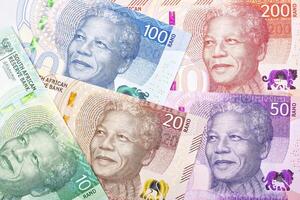 South African rand a new serie of banknotes photo