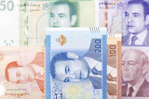 Moroccan dirham a business background photo