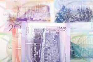 Gibraltar pound a business background photo