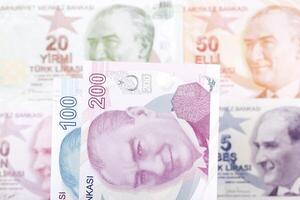 Turkish lira a business background photo