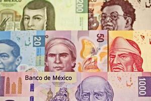 Mexican money a business background photo