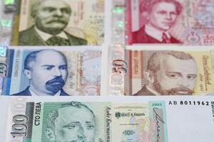 Bulgarian money a business background photo