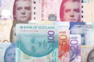 Scottish pound a business background photo